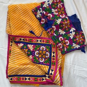 Colorful lairou saree